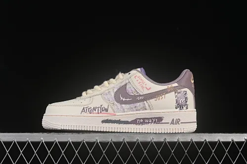 All categories Nk Air Force 1 Air Force series Nk Air Force 1 Low Air Force low-top Nike Air Force 1'07 Low "Purple Rabbit Baby" Xiaoxiangfeng series Purple Rabbit Baby Air Force 1 low-top casual sneakers FJ7740-910